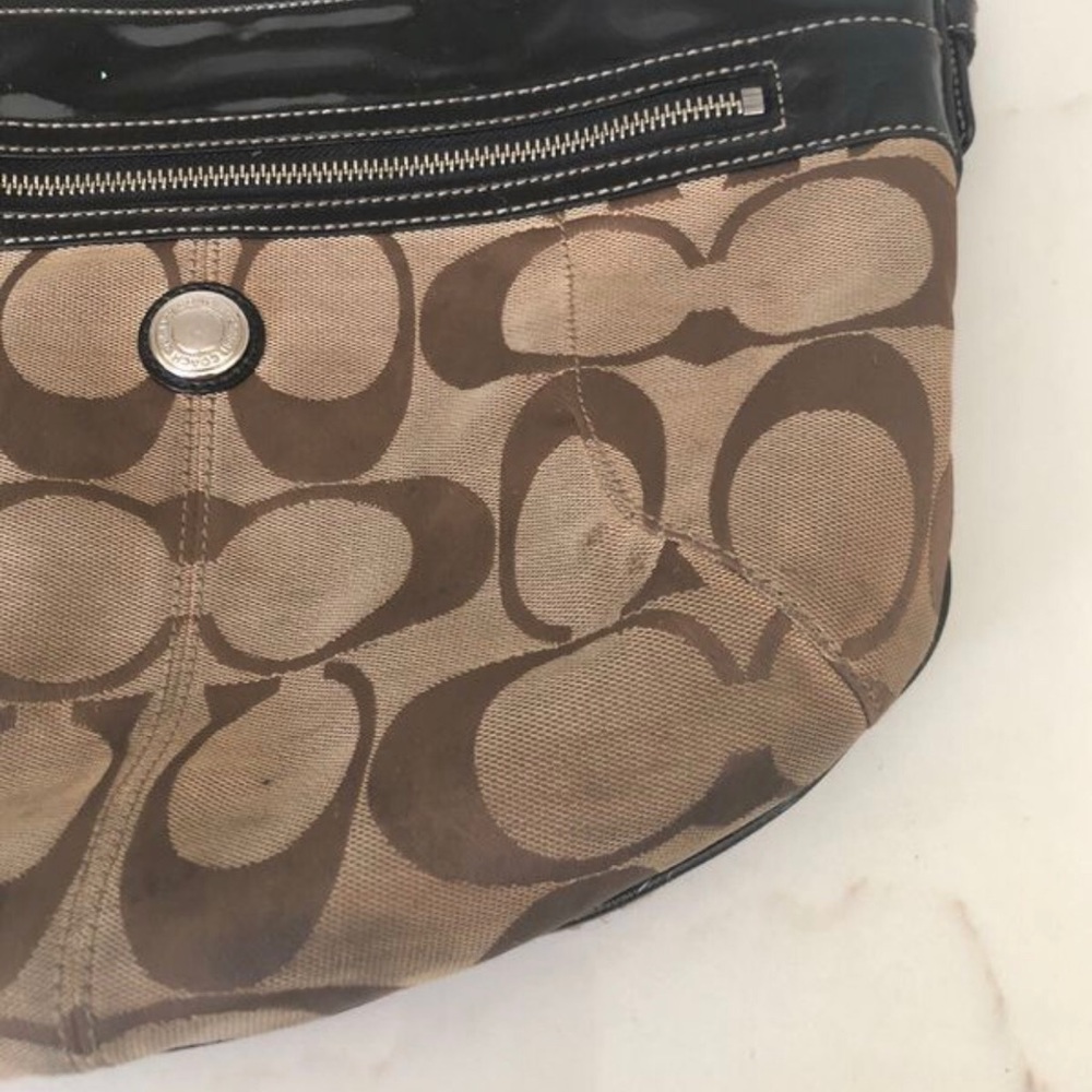 Authentic Coach C monogram “Laura” signature hobo - Picture 4 of 8